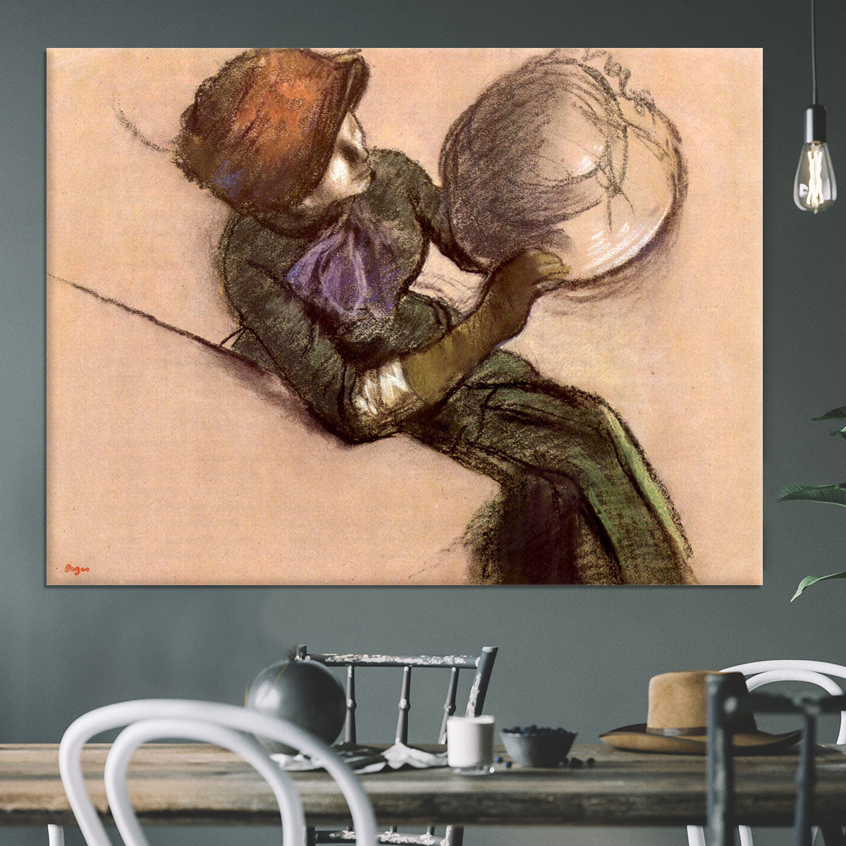 The milliner 2 by Degas Canvas Print or Poster - Canvas Art Rocks - 3