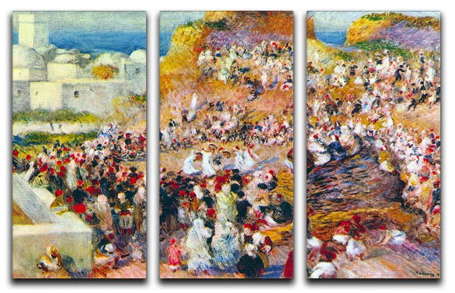 The mosque Arabian Fest by Renoir 3 Split Panel Canvas Print - Canvas Art Rocks - 1