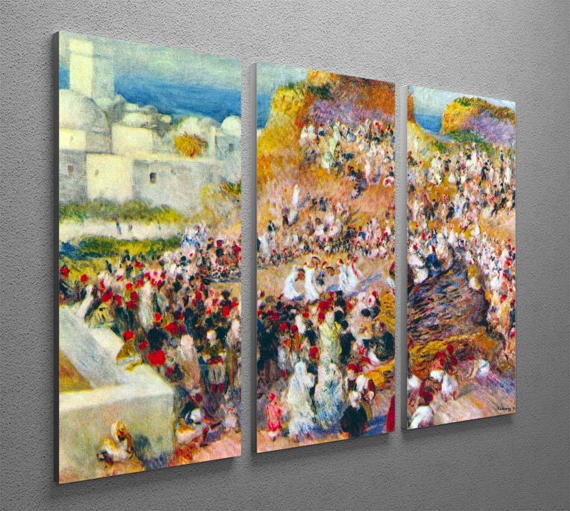 The mosque Arabian Fest by Renoir 3 Split Panel Canvas Print - Canvas Art Rocks - 2