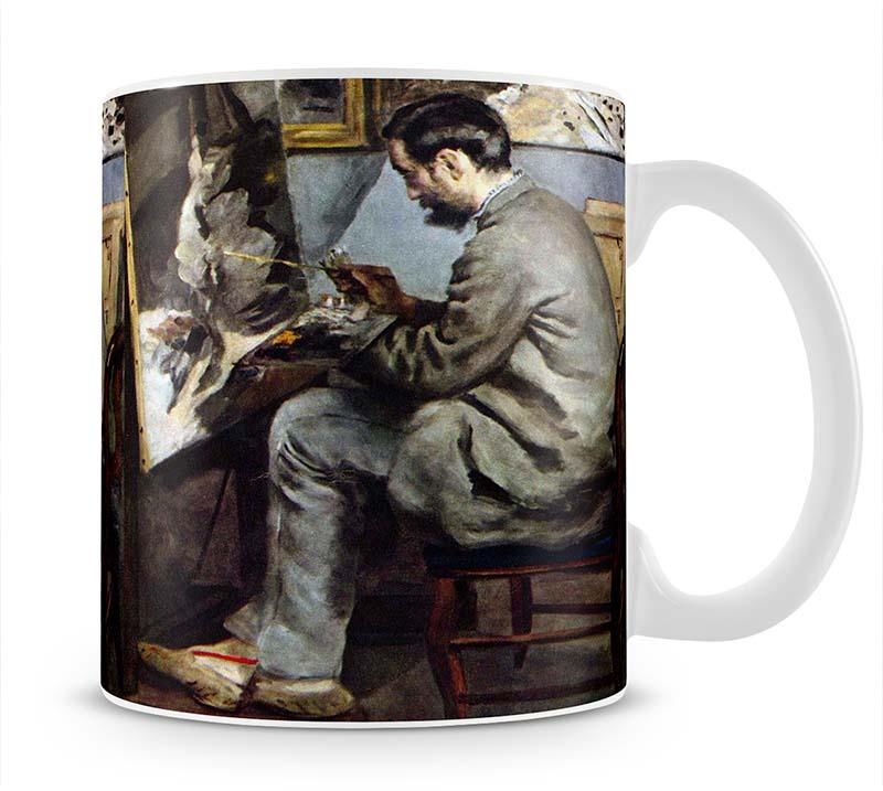 The painter in the studio of Bazille by Renoir Mug - Canvas Art Rocks - 1
