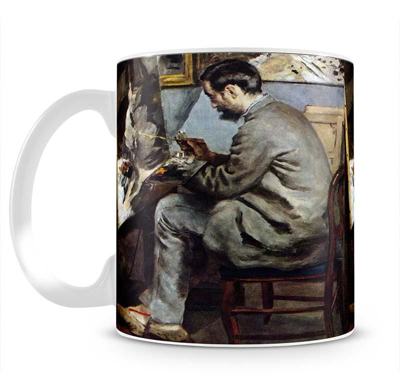 The painter in the studio of Bazille by Renoir Mug - Canvas Art Rocks - 2