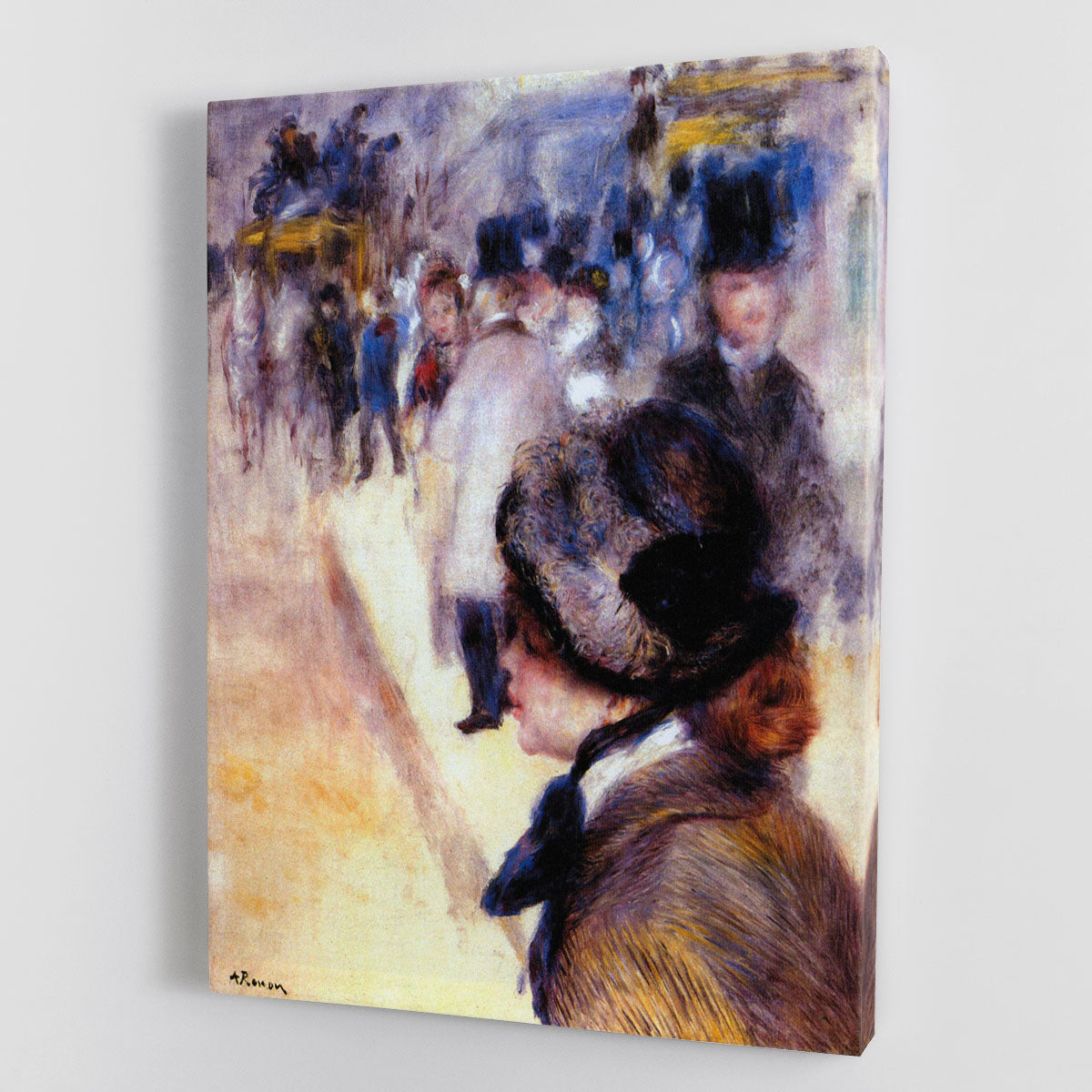The place Clichy by Renoir Canvas Print or Poster - Canvas Art Rocks - 1
