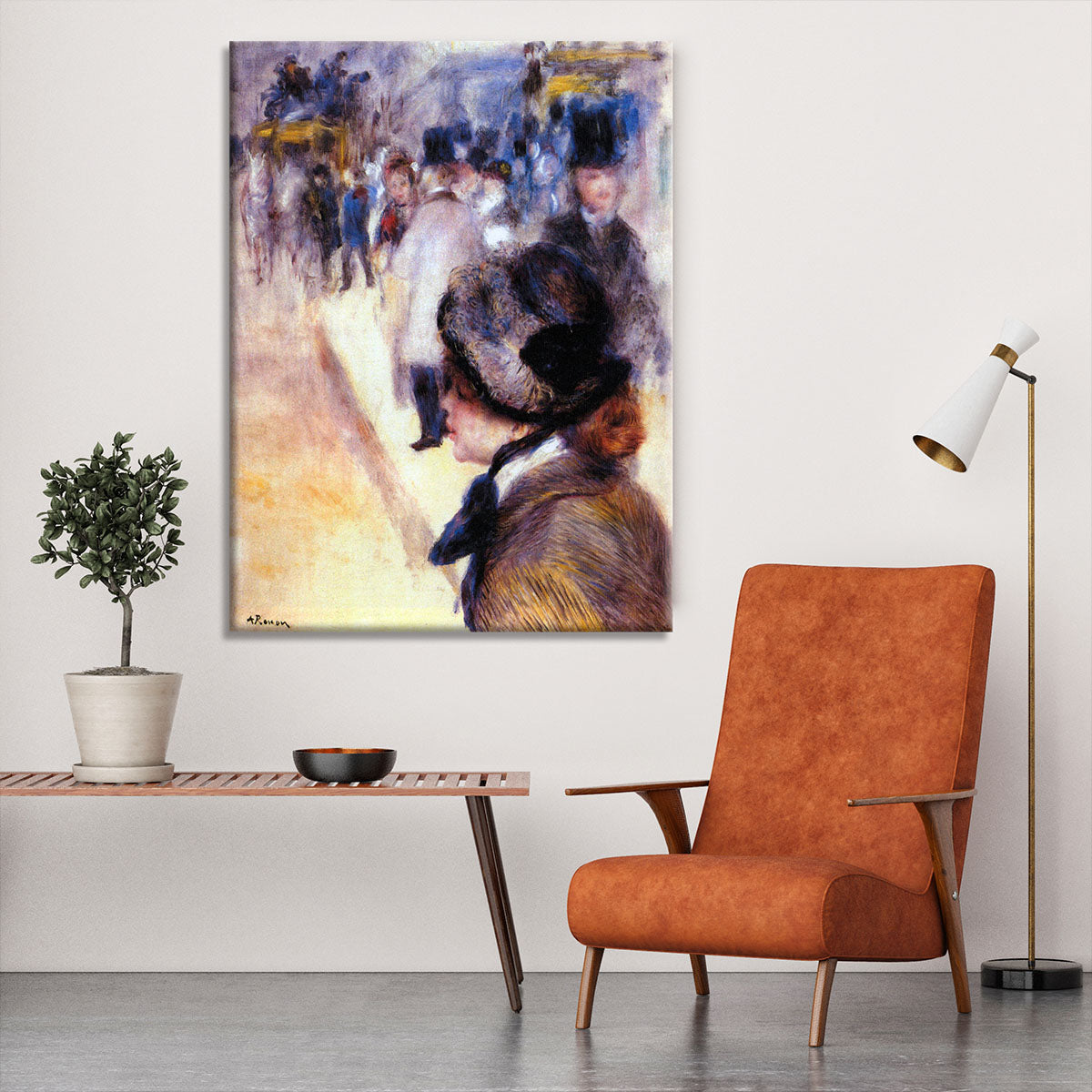 The place Clichy by Renoir Canvas Print or Poster - Canvas Art Rocks - 6