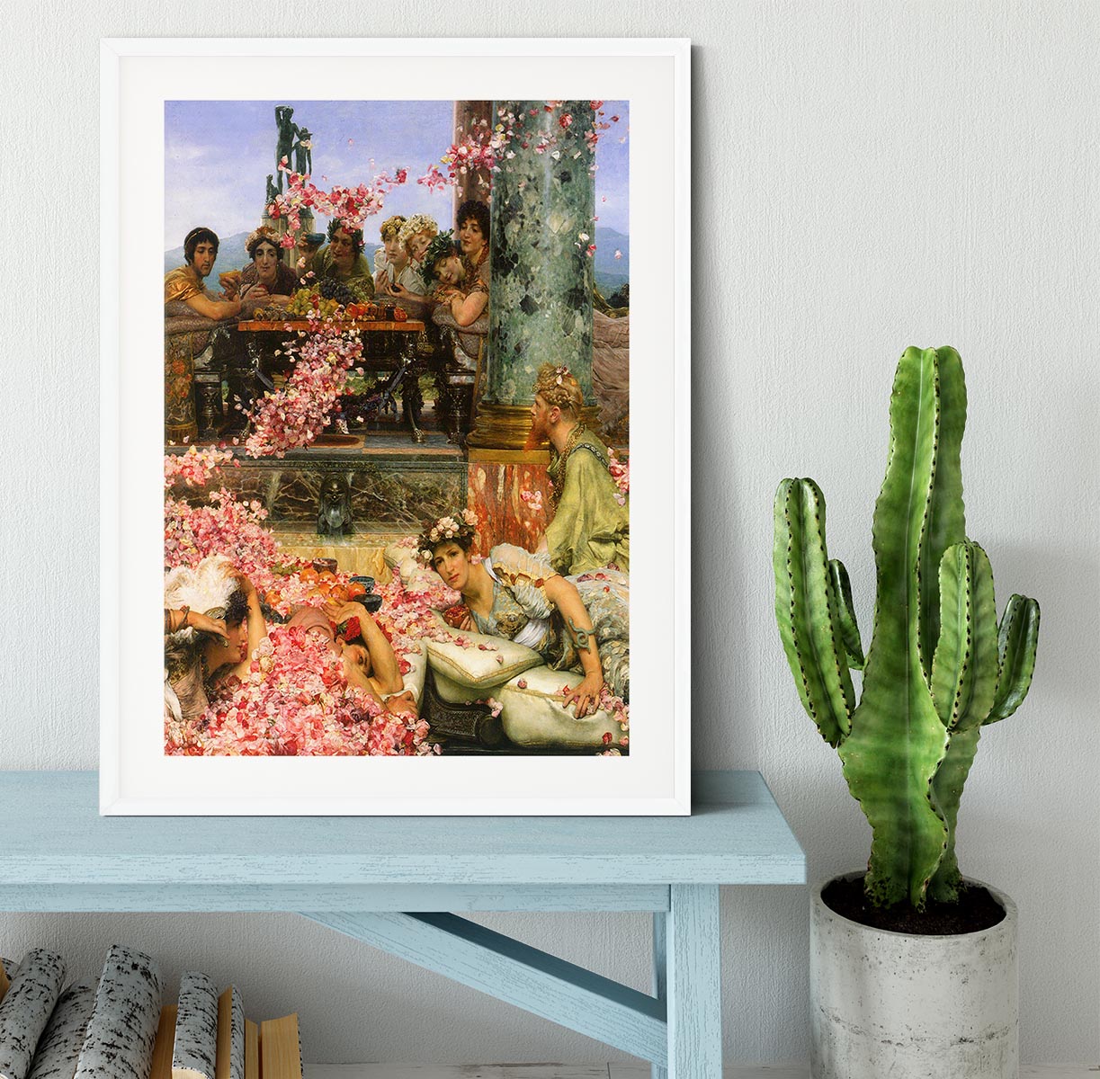 The roses of Heliogabalus detail 2 by Alma Tadema Framed Print - Canvas Art Rocks - 5