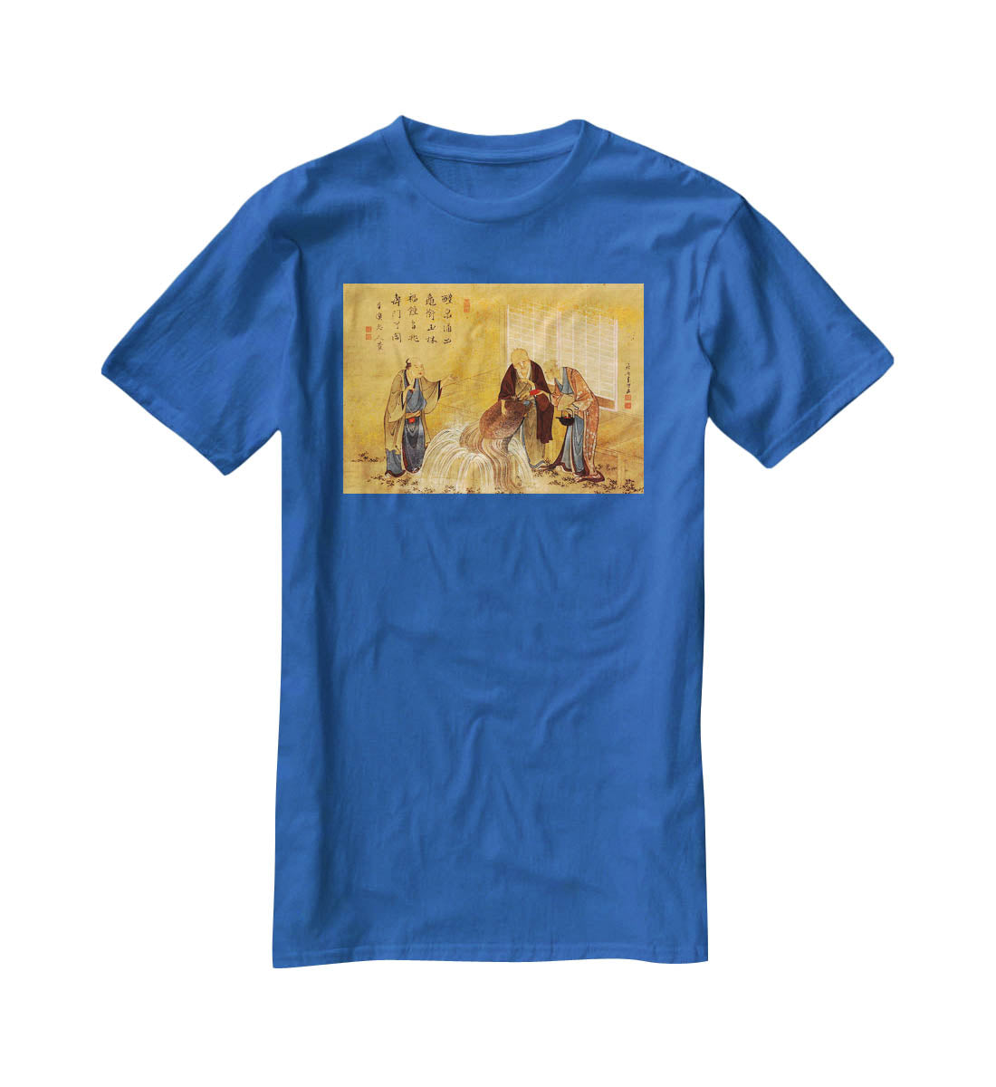 The thouthand years turtle by Hokusai T-Shirt - Canvas Art Rocks - 2