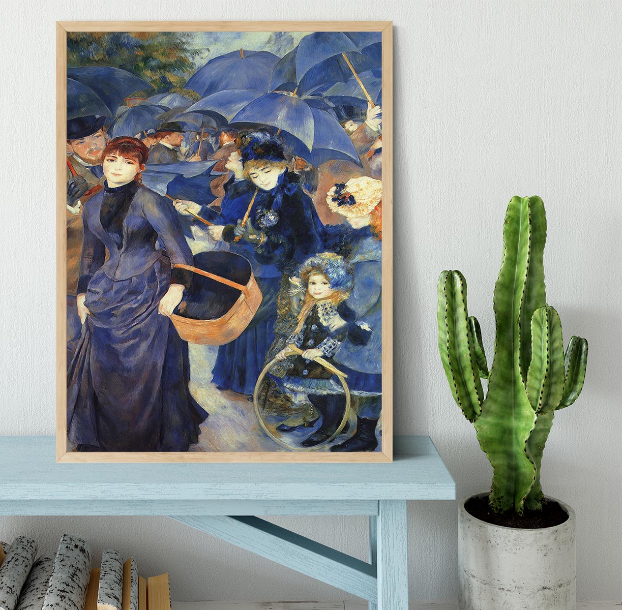 The umbrellas by Renoir Framed Print - Canvas Art Rocks - 4