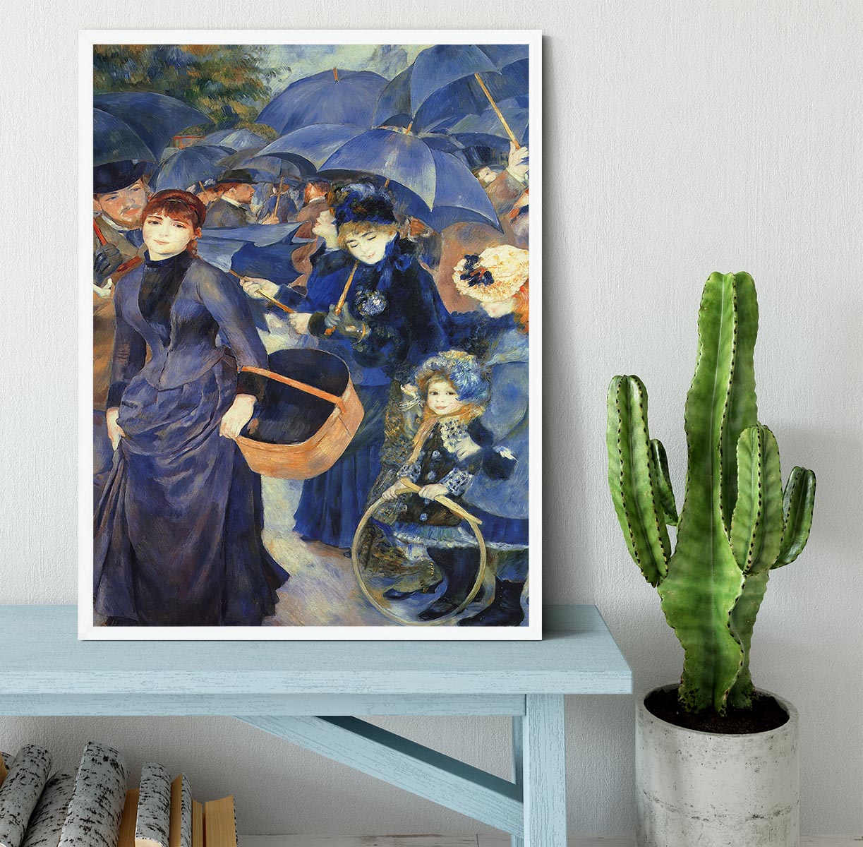 The umbrellas by Renoir Framed Print - Canvas Art Rocks -6