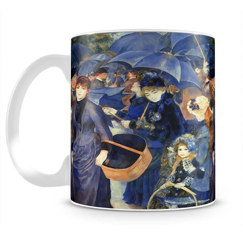 The umbrellas by Renoir Mug - Canvas Art Rocks - 2