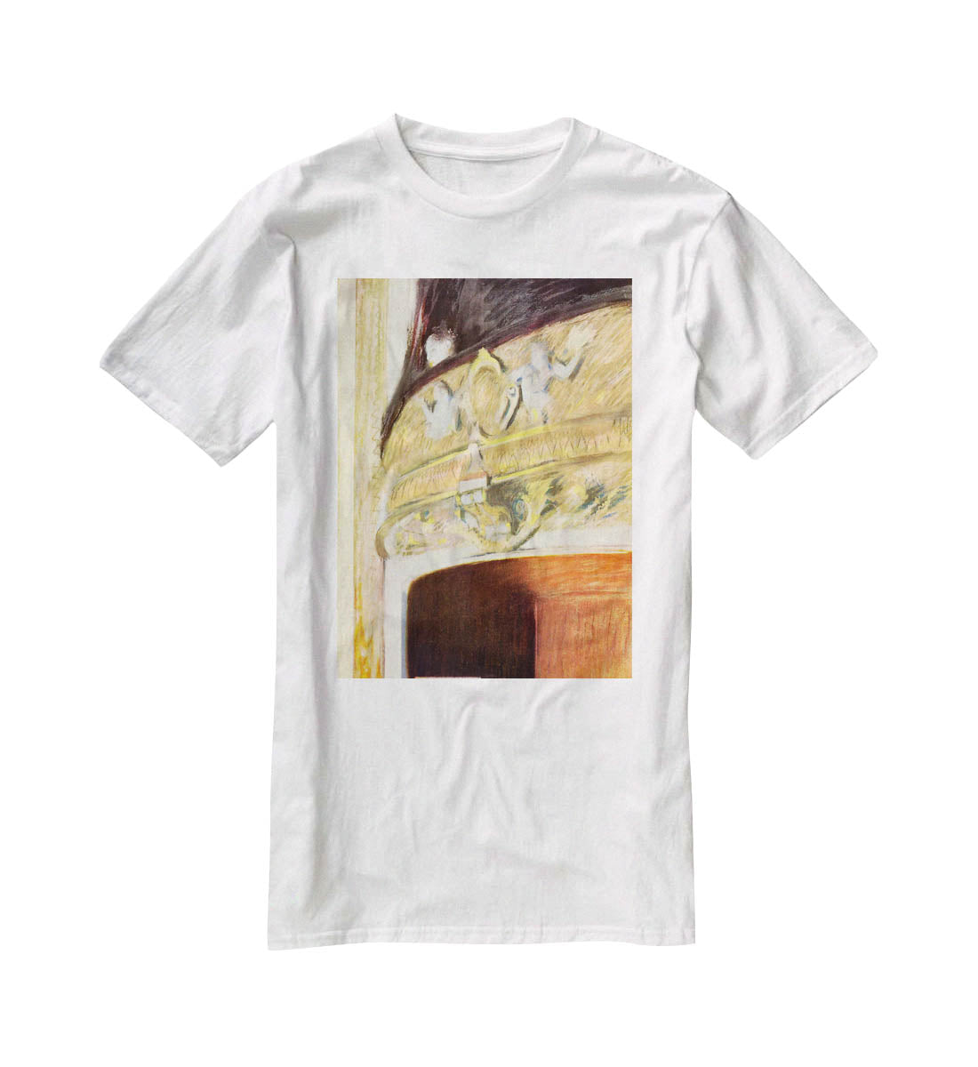 Theater Loge by Degas T-Shirt - Canvas Art Rocks - 5