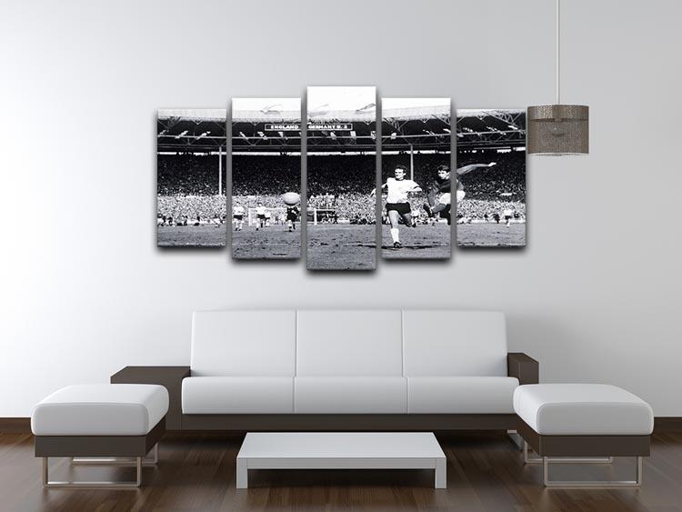 They think its all over Geoff Hurst Goal 5 Split Panel Canvas - Canvas Art Rocks - 3