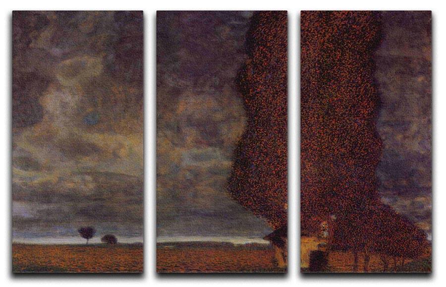 Thunderstorm by Klimt 3 Split Panel Canvas Print - Canvas Art Rocks - 1