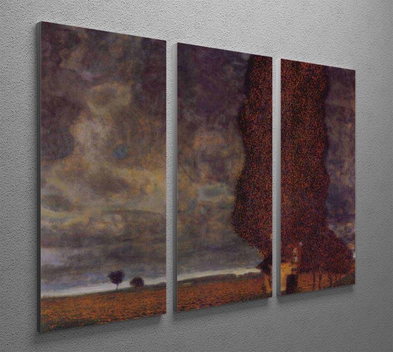 Thunderstorm by Klimt 3 Split Panel Canvas Print - Canvas Art Rocks - 2