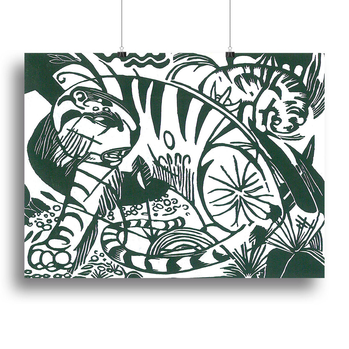 Tiger by Franz Marc Canvas Print or Poster - Canvas Art Rocks - 2