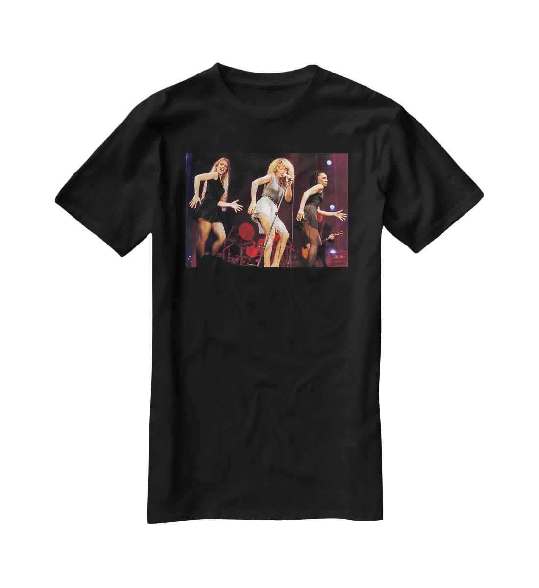 Tina Turner on stage T-Shirt - Canvas Art Rocks - 1