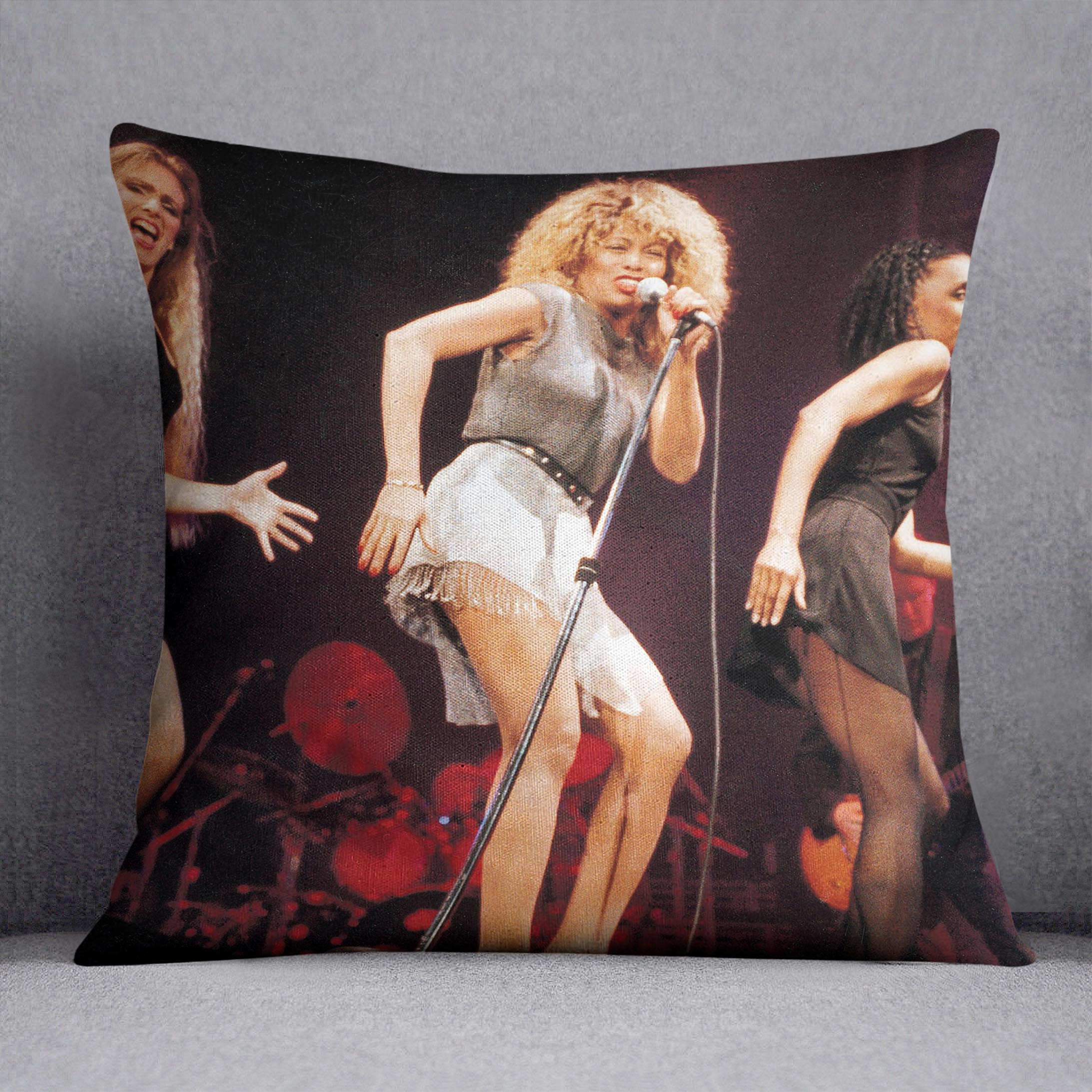Tina Turner on stage Cushion