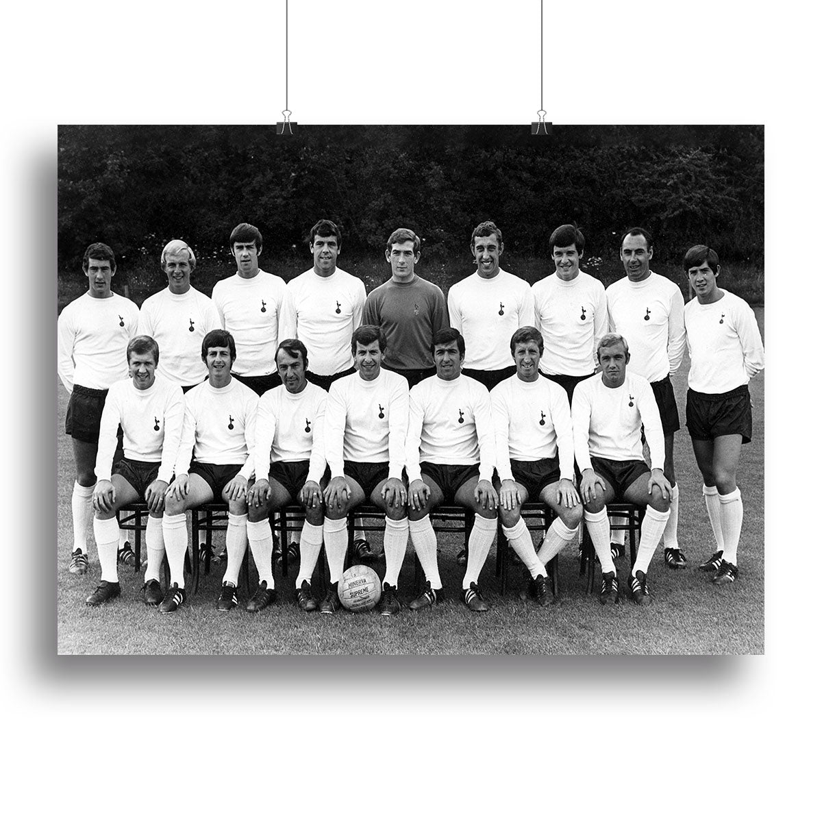 Tottenham Hotspur Team Photo 1968-69 Season Canvas Print or Poster - Canvas Art Rocks - 2