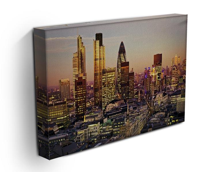 Tower 42 Gherkin Willis Building Stock Exchange Tower Canvas Print or Poster - Canvas Art Rocks - 3
