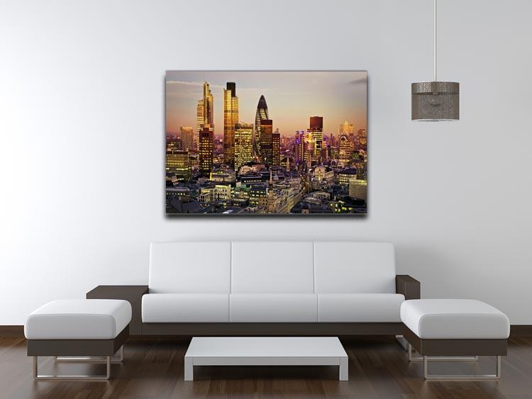 Tower 42 Gherkin Willis Building Stock Exchange Tower Canvas Print or Poster - Canvas Art Rocks - 4