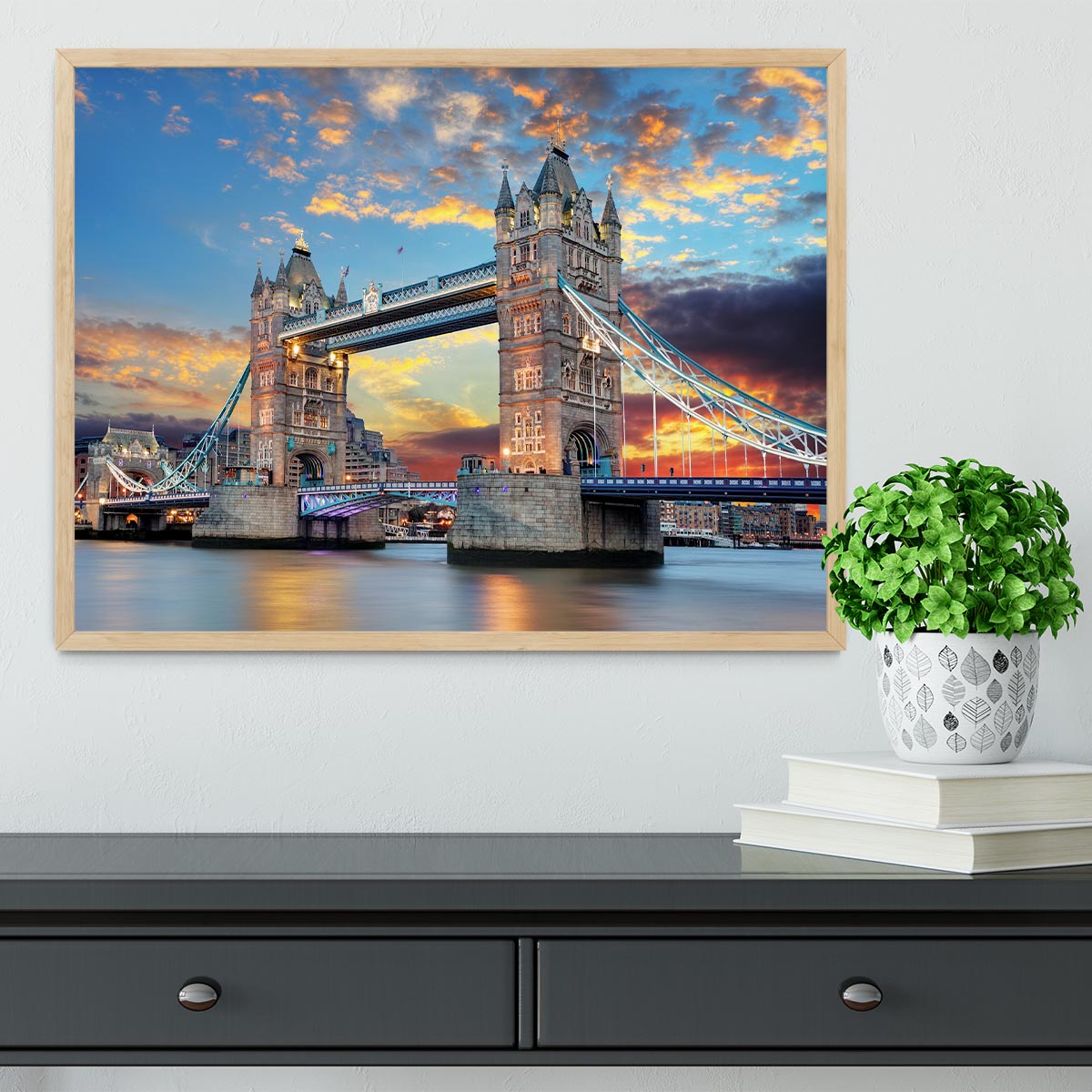 Tower Bridge Framed Print - Canvas Art Rocks - 4