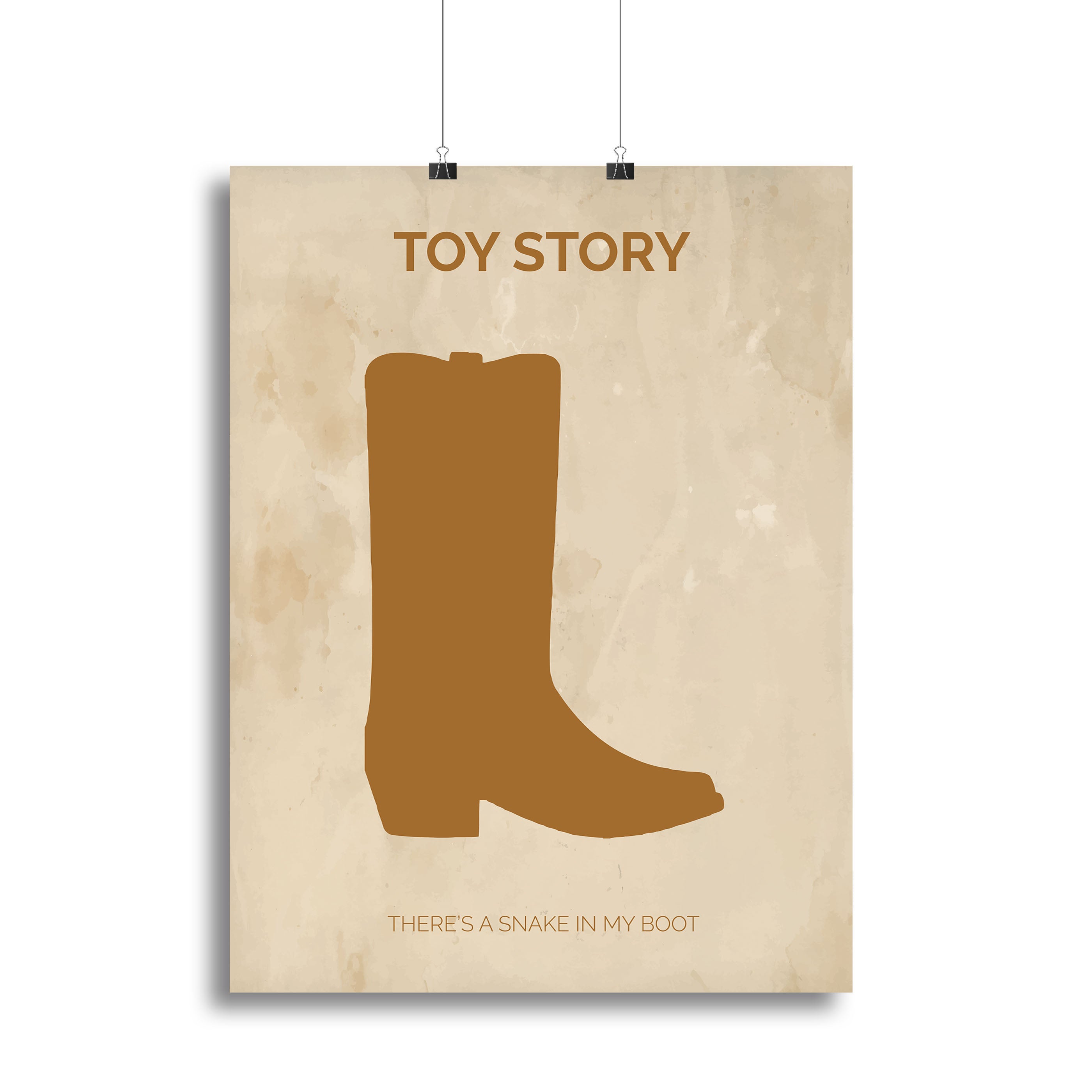 Toy Story Minimal Movie Canvas Print or Poster - Canvas Art Rocks - 2