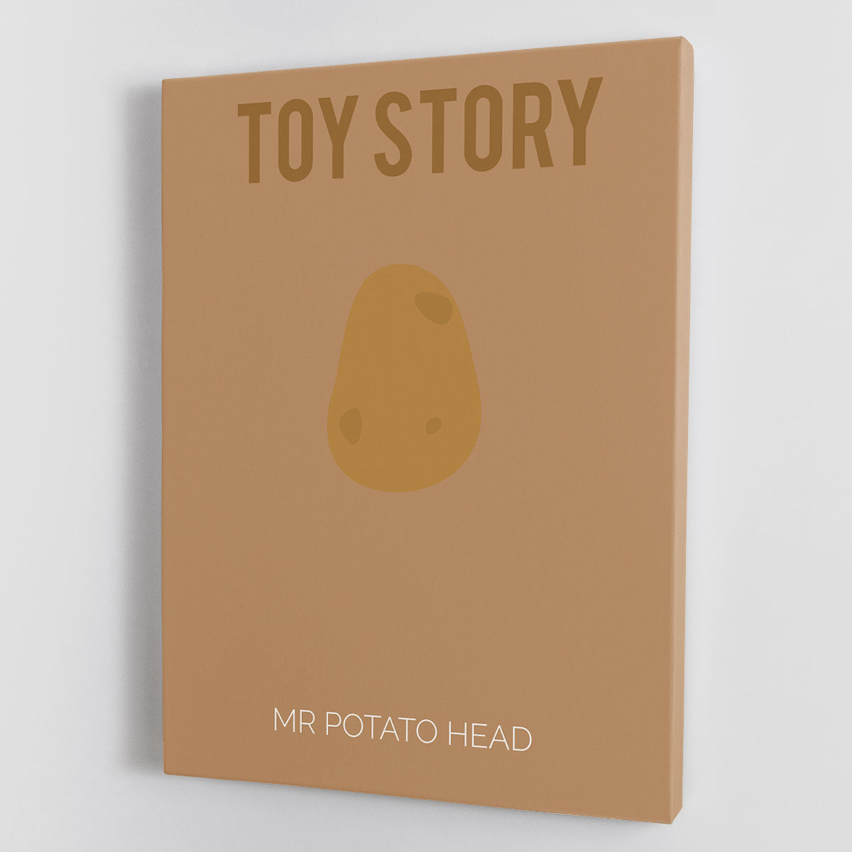 Toy Story Mr Potato Head Minimal Movie Canvas Print or Poster - Canvas Art Rocks - 1