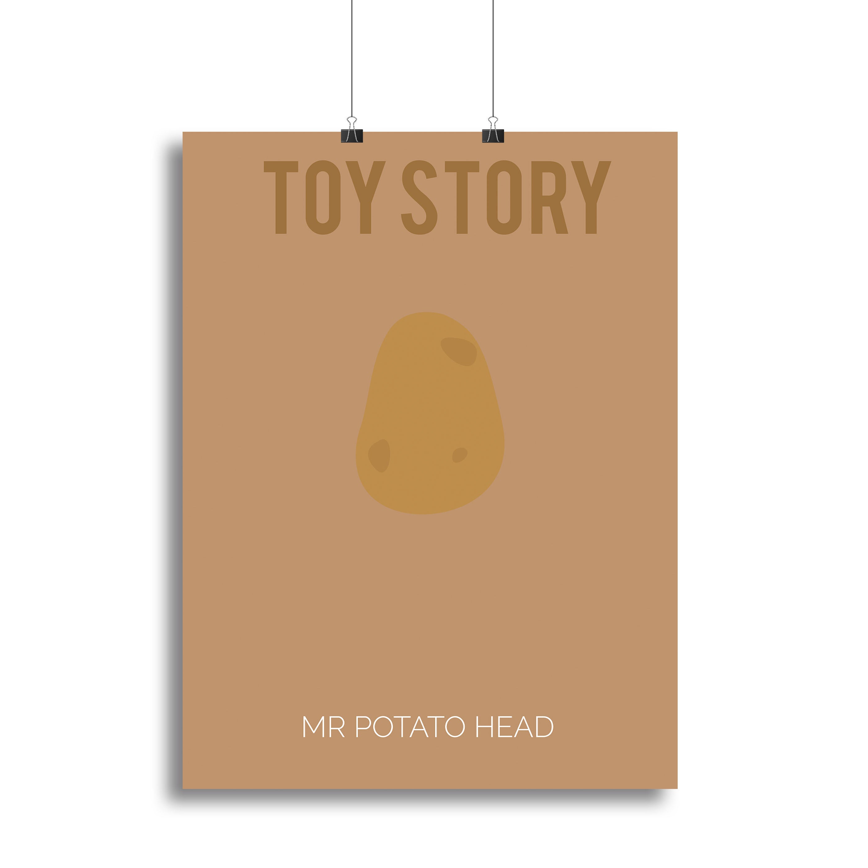 Toy Story Mr Potato Head Minimal Movie Canvas Print or Poster - Canvas Art Rocks - 2