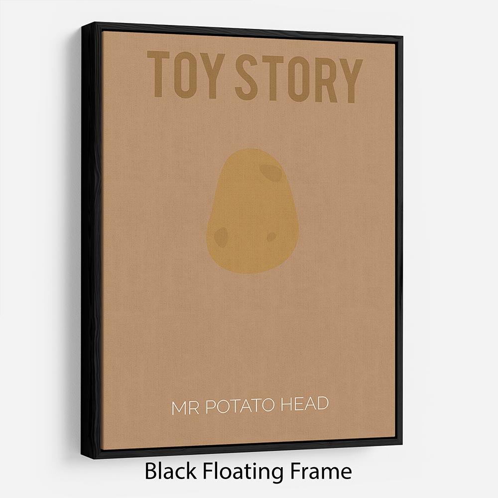 Toy Story Mr Potato Head Minimal Movie Floating Frame Canvas - Canvas Art Rocks - 1