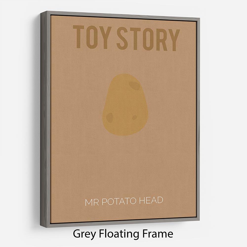 Toy Story Mr Potato Head Minimal Movie Floating Frame Canvas - Canvas Art Rocks - 3