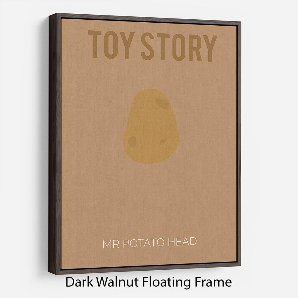 Toy Story Mr Potato Head Minimal Movie Floating Frame Canvas - Canvas Art Rocks - 5