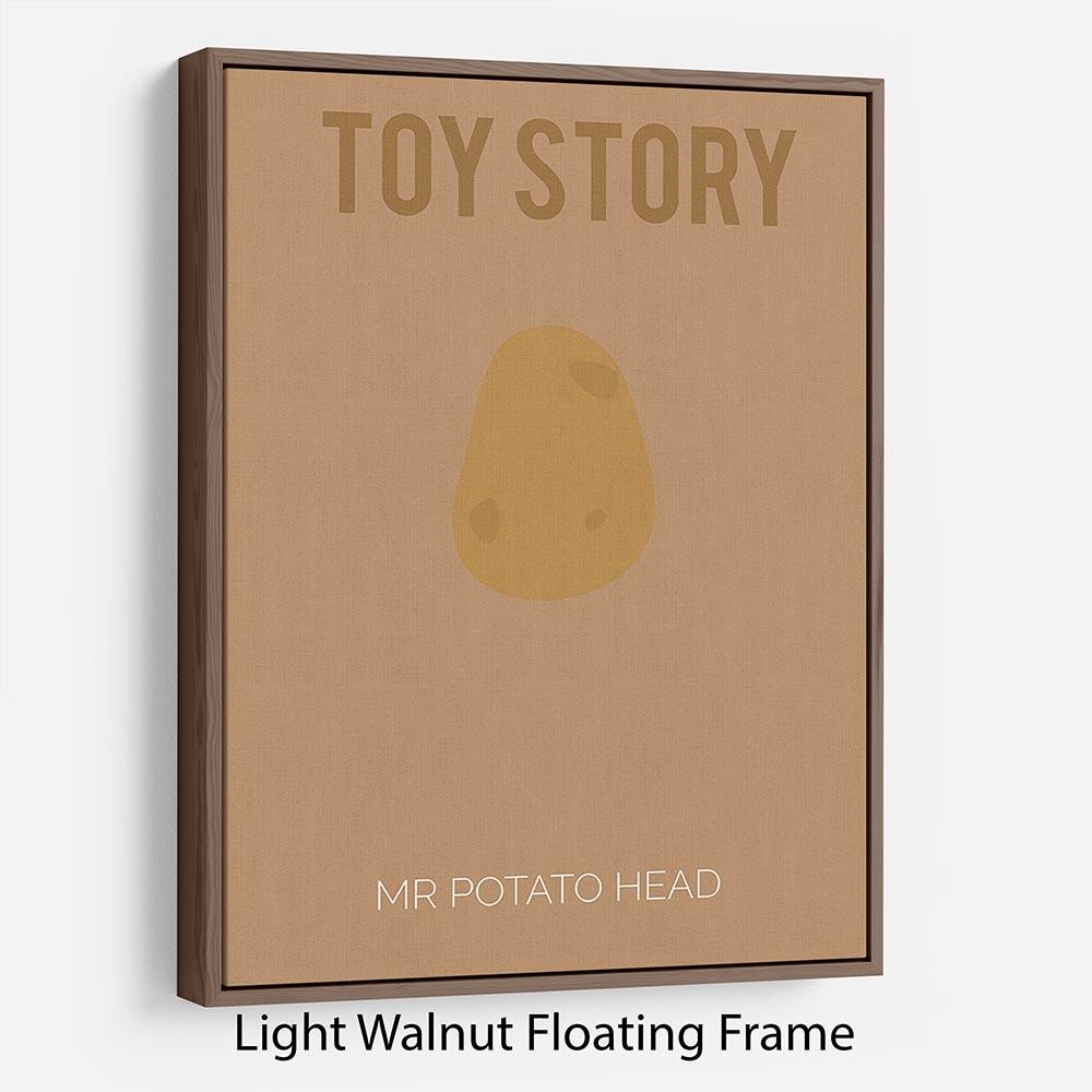 Toy Story Mr Potato Head Minimal Movie Floating Frame Canvas - Canvas Art Rocks - 7