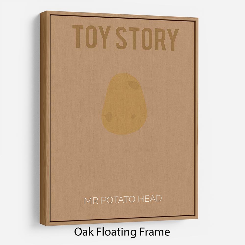 Toy Story Mr Potato Head Minimal Movie Floating Frame Canvas - Canvas Art Rocks - 9