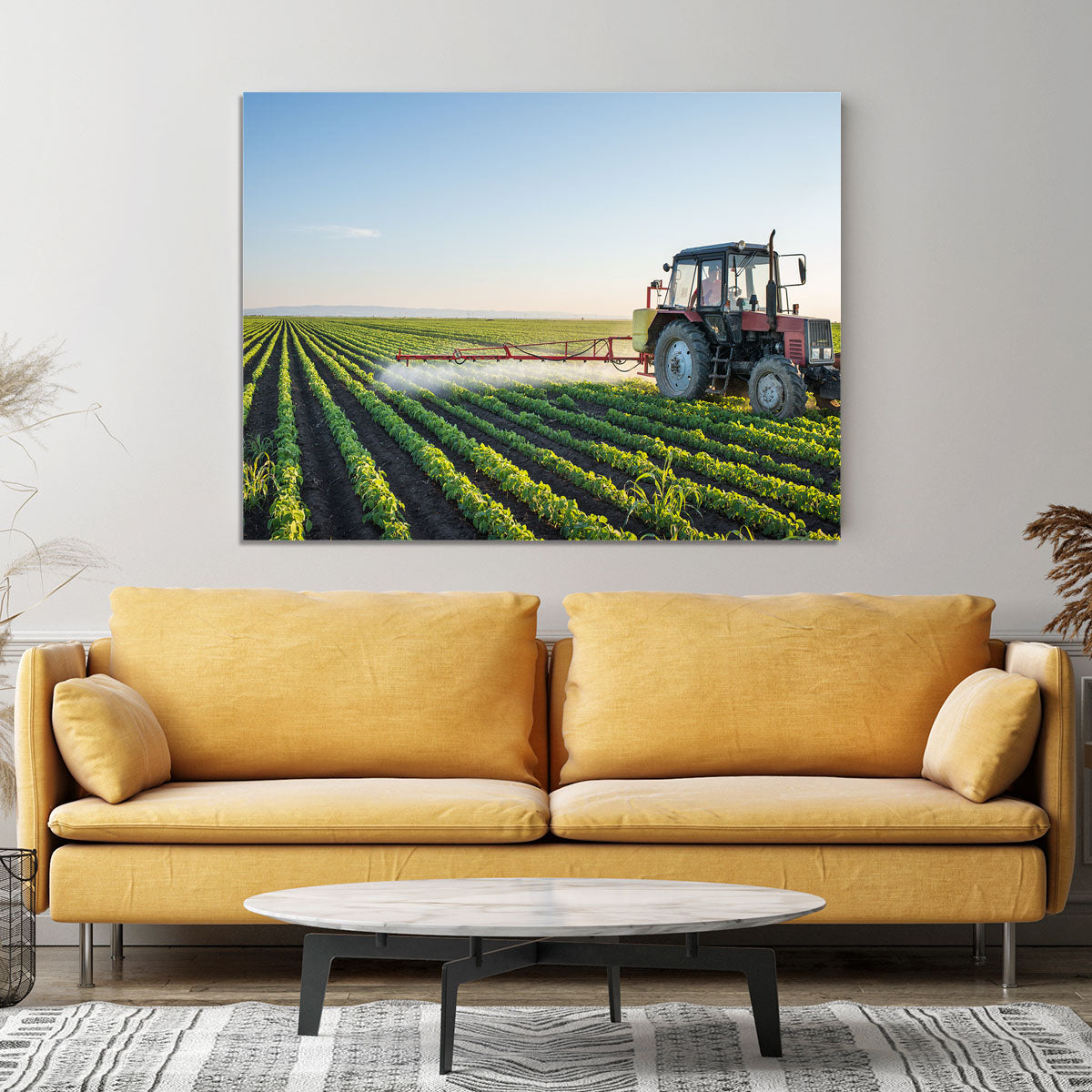 Tractor spraying Canvas Print or Poster - Canvas Art Rocks - 4