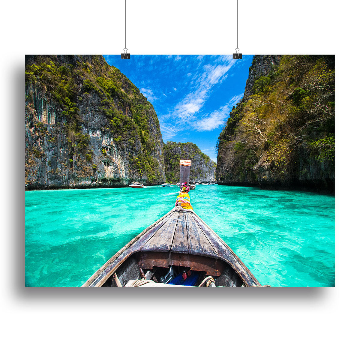 Traditional wooden boat Canvas Print or Poster - Canvas Art Rocks - 2