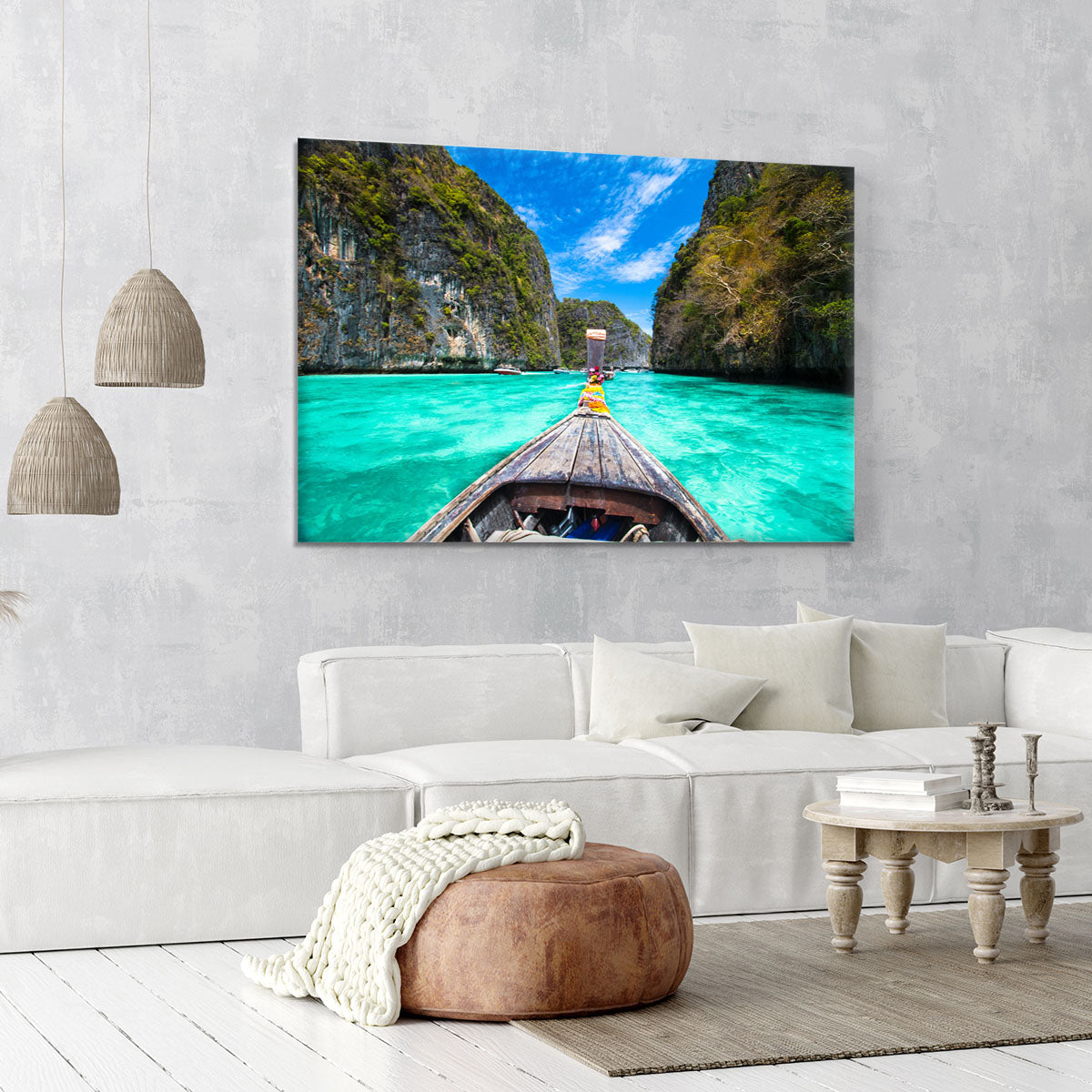 Traditional wooden boat Canvas Print or Poster - Canvas Art Rocks - 6