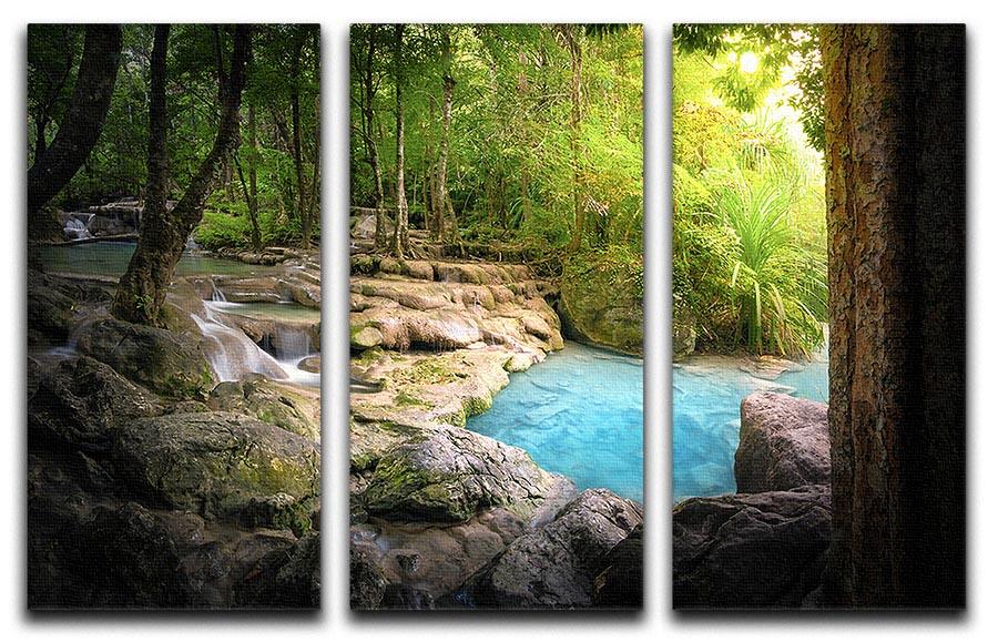 Tranquil and peaceful nature 3 Split Panel Canvas Print - Canvas Art Rocks - 1