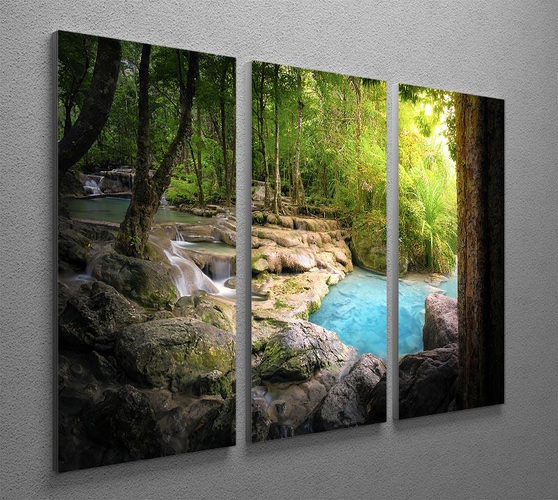 Tranquil and peaceful nature 3 Split Panel Canvas Print - Canvas Art Rocks - 2