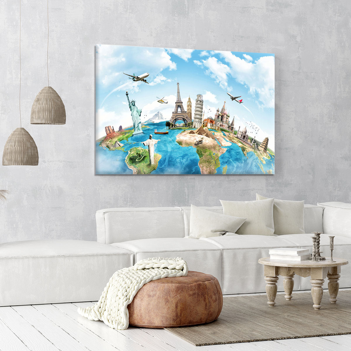 Travel the world Canvas Print or Poster - Canvas Art Rocks - 6