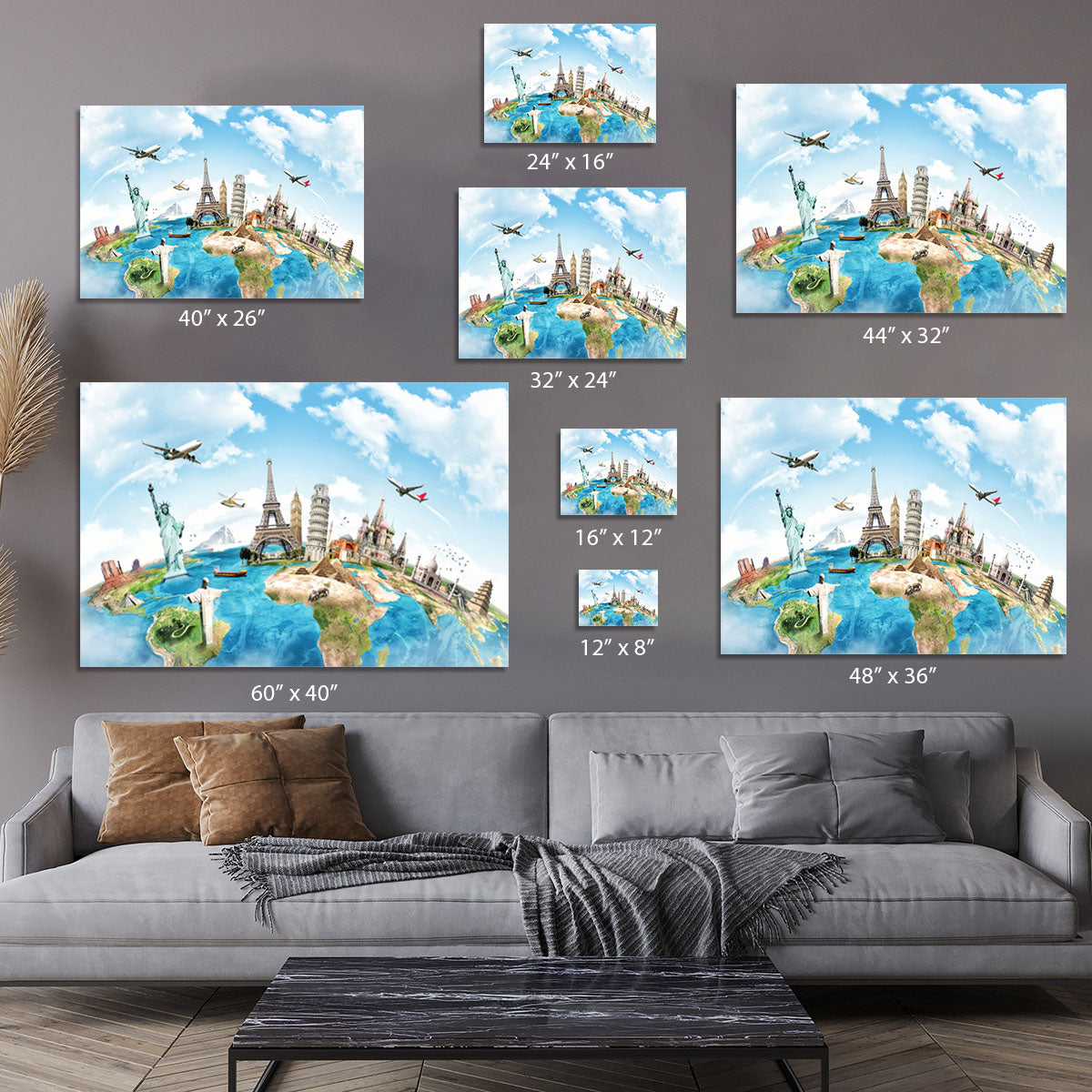 Travel the world Canvas Print or Poster - Canvas Art Rocks - 7