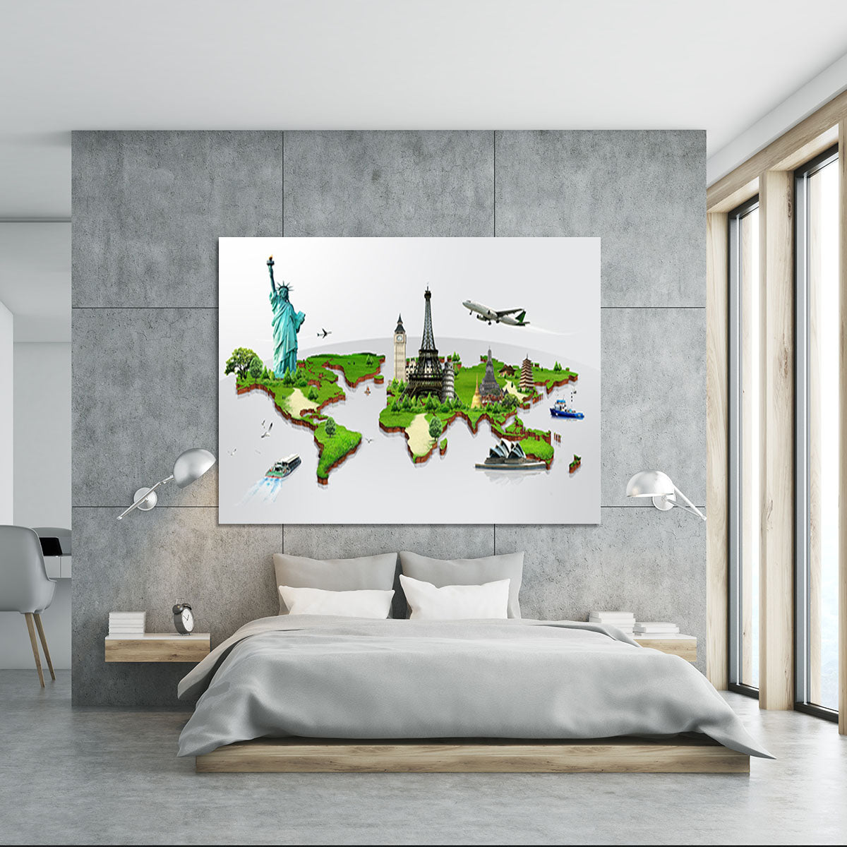 Travel the world concept Canvas Print or Poster - Canvas Art Rocks - 5