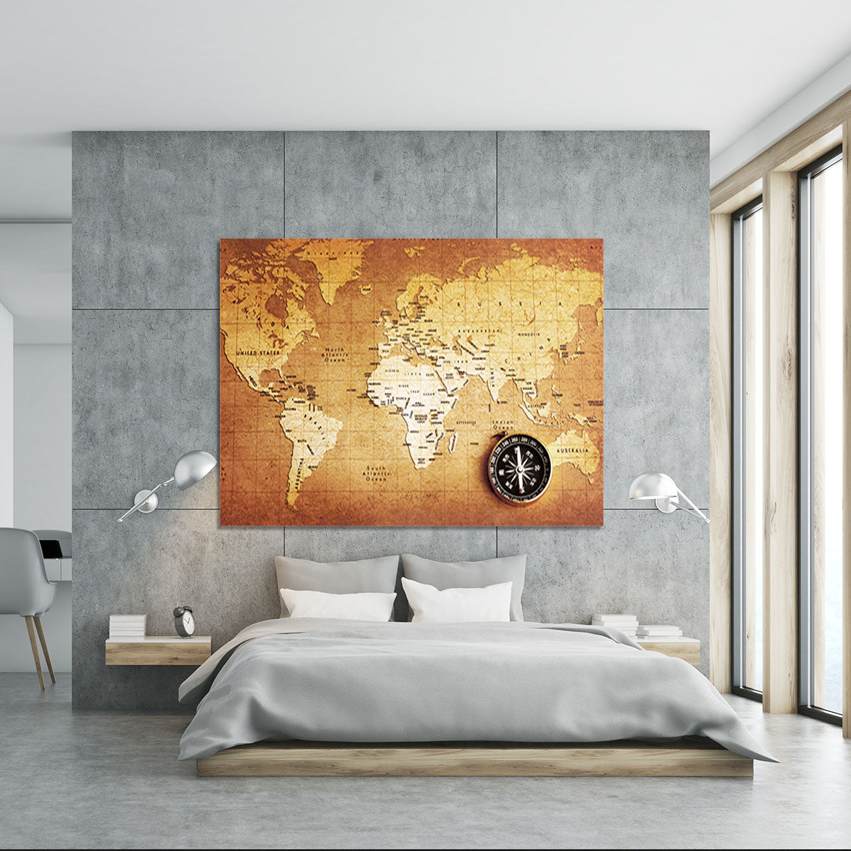 Treasure map background Canvas Print or Poster - Canvas Art Rocks - 5