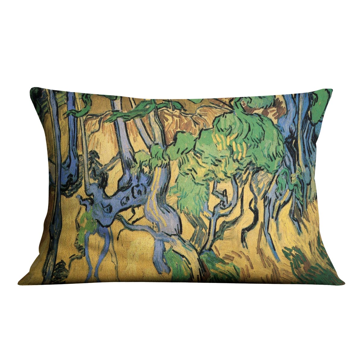 Tree Roots and Trunks by Van Gogh Cushion