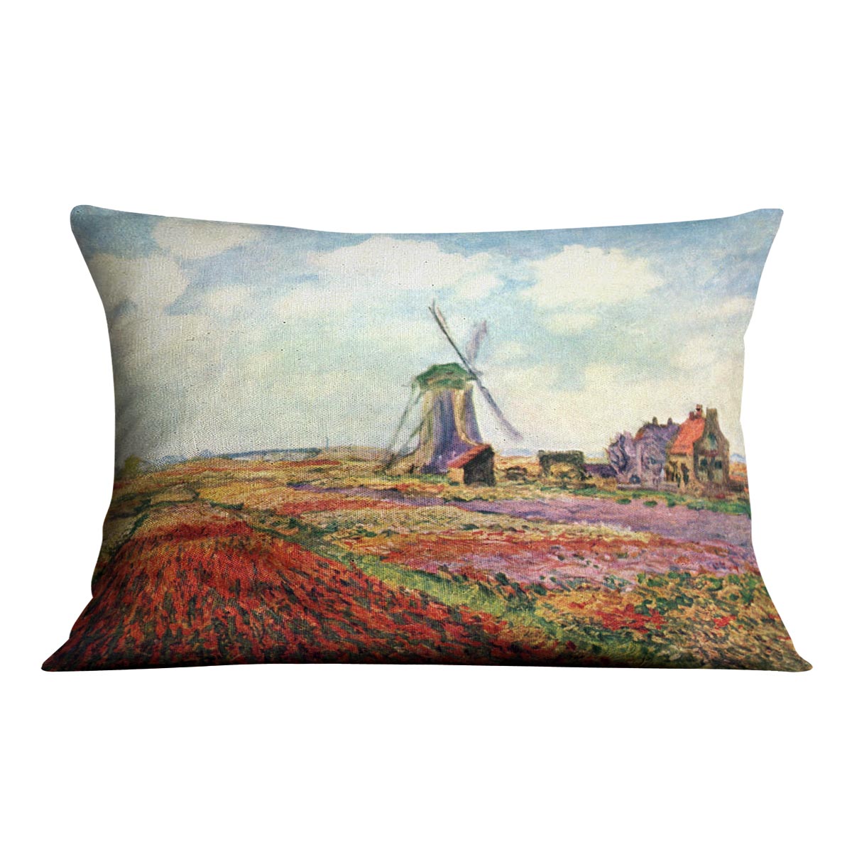 Tulips of Holland by Monet Cushion