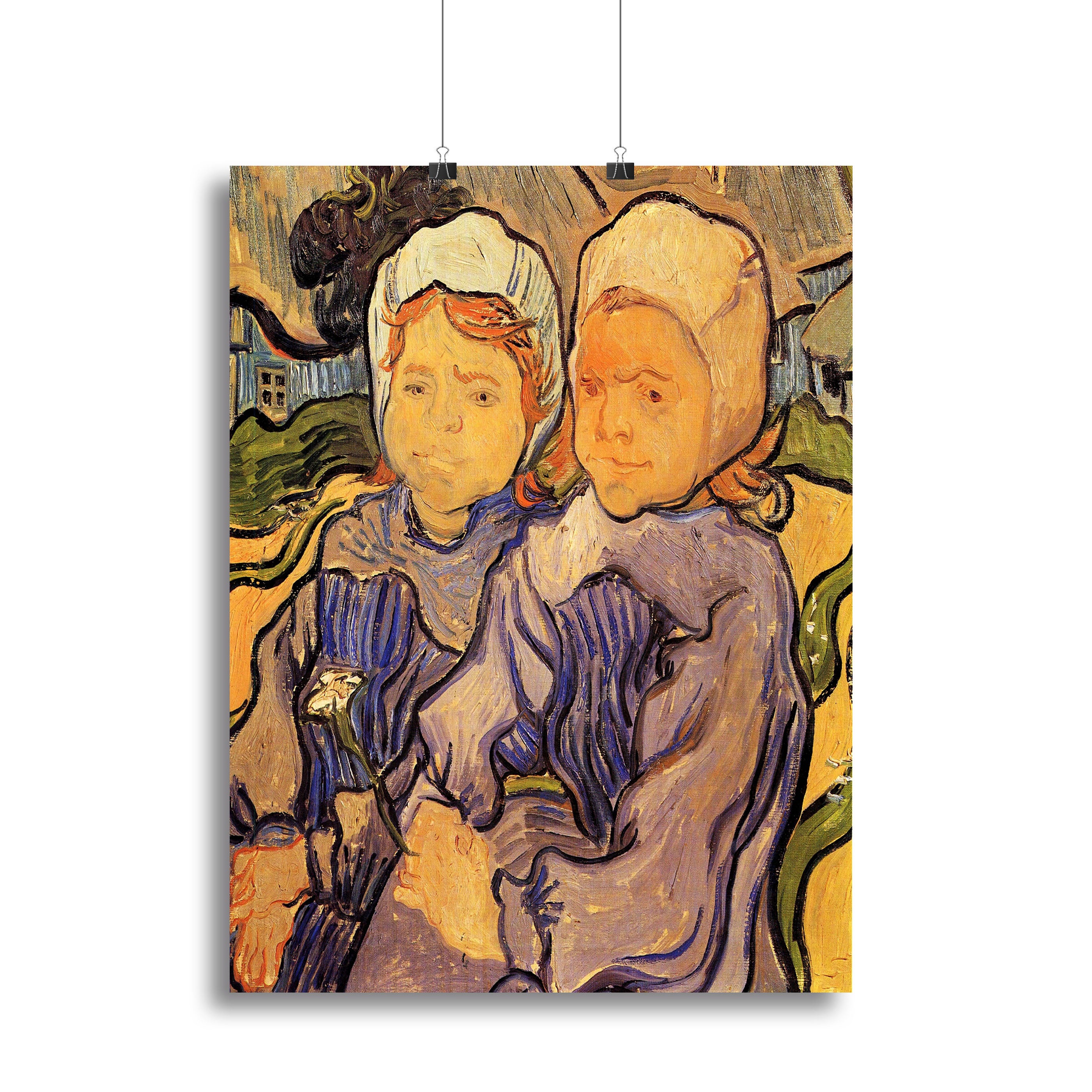 Two Children by Van Gogh Canvas Print or Poster - Canvas Art Rocks - 2