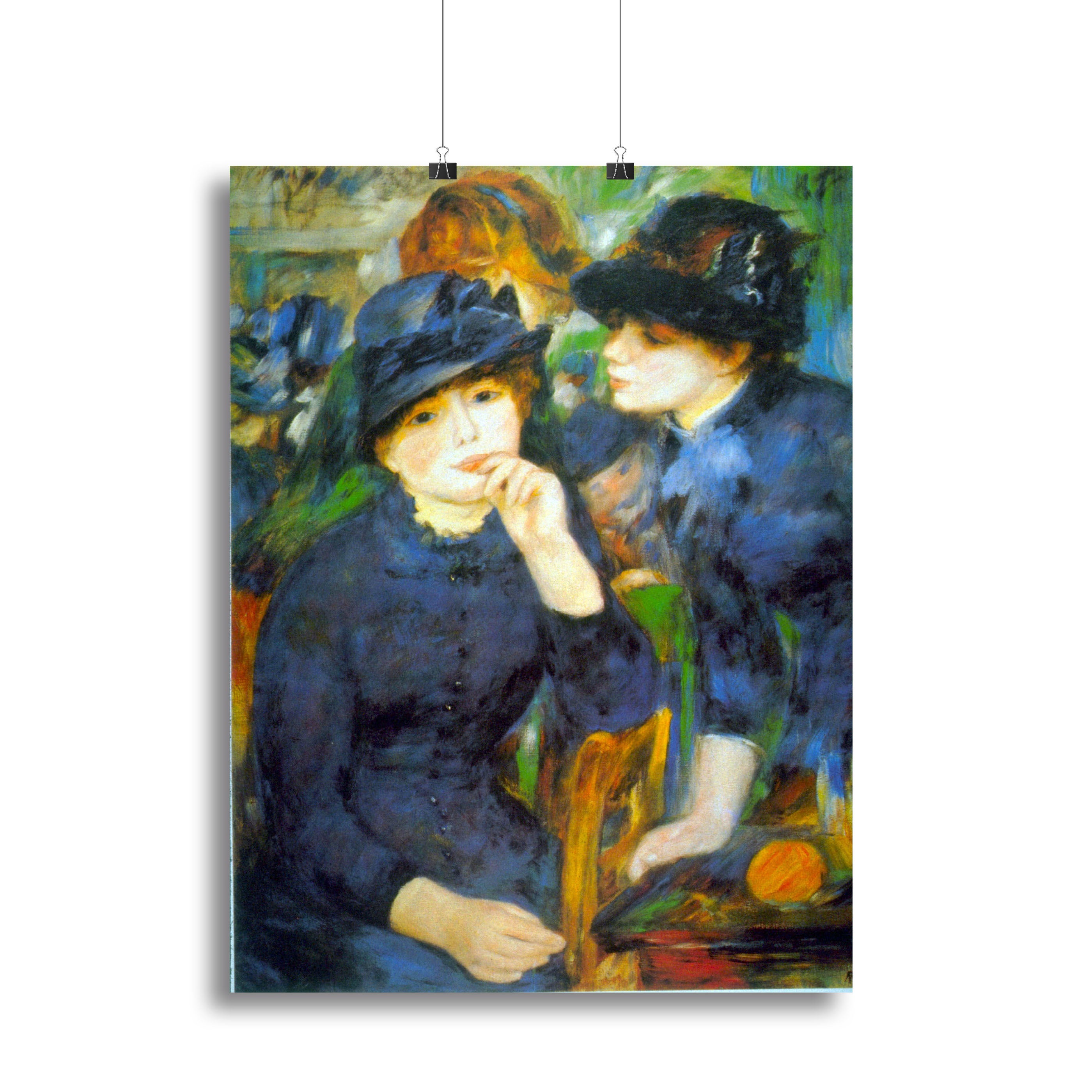 Two Girls by Renoir Canvas Print or Poster - Canvas Art Rocks - 2