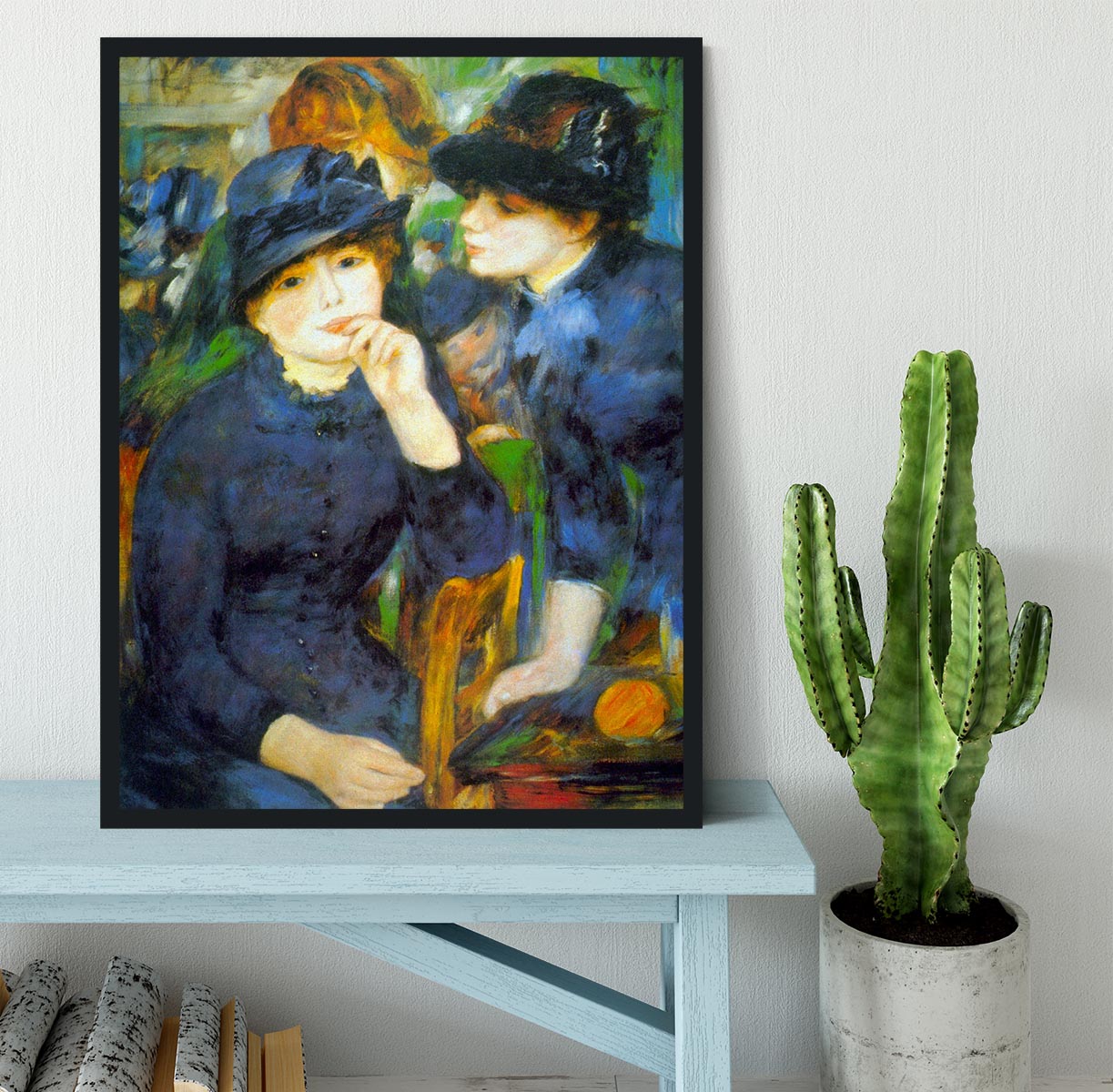 Two Girls by Renoir Framed Print - Canvas Art Rocks - 2
