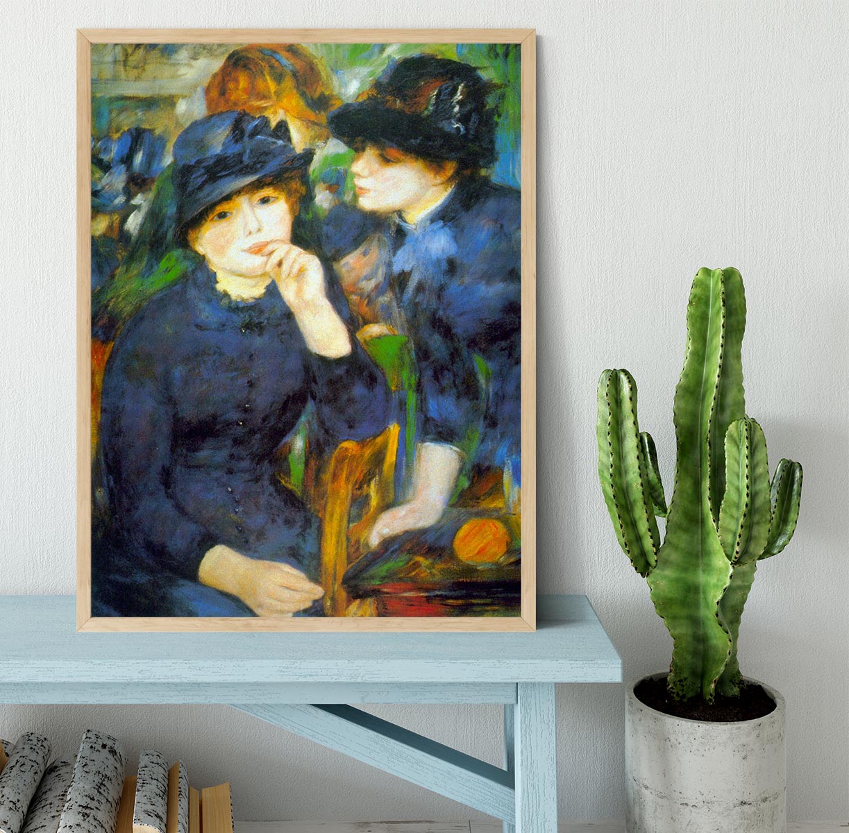 Two Girls by Renoir Framed Print - Canvas Art Rocks - 4