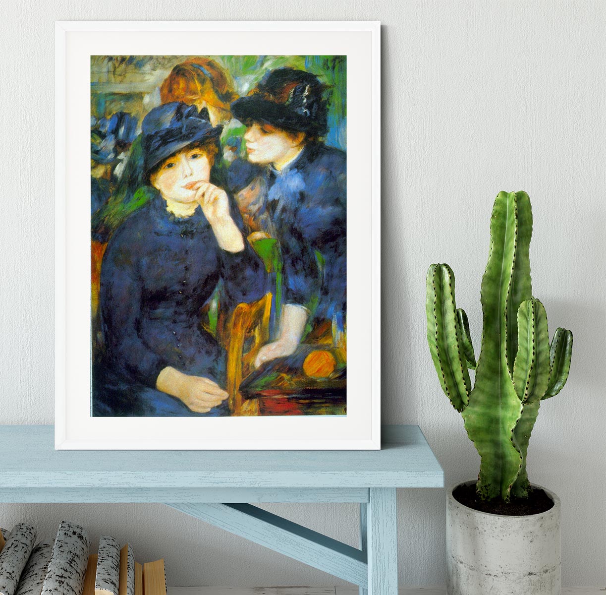 Two Girls by Renoir Framed Print - Canvas Art Rocks - 5