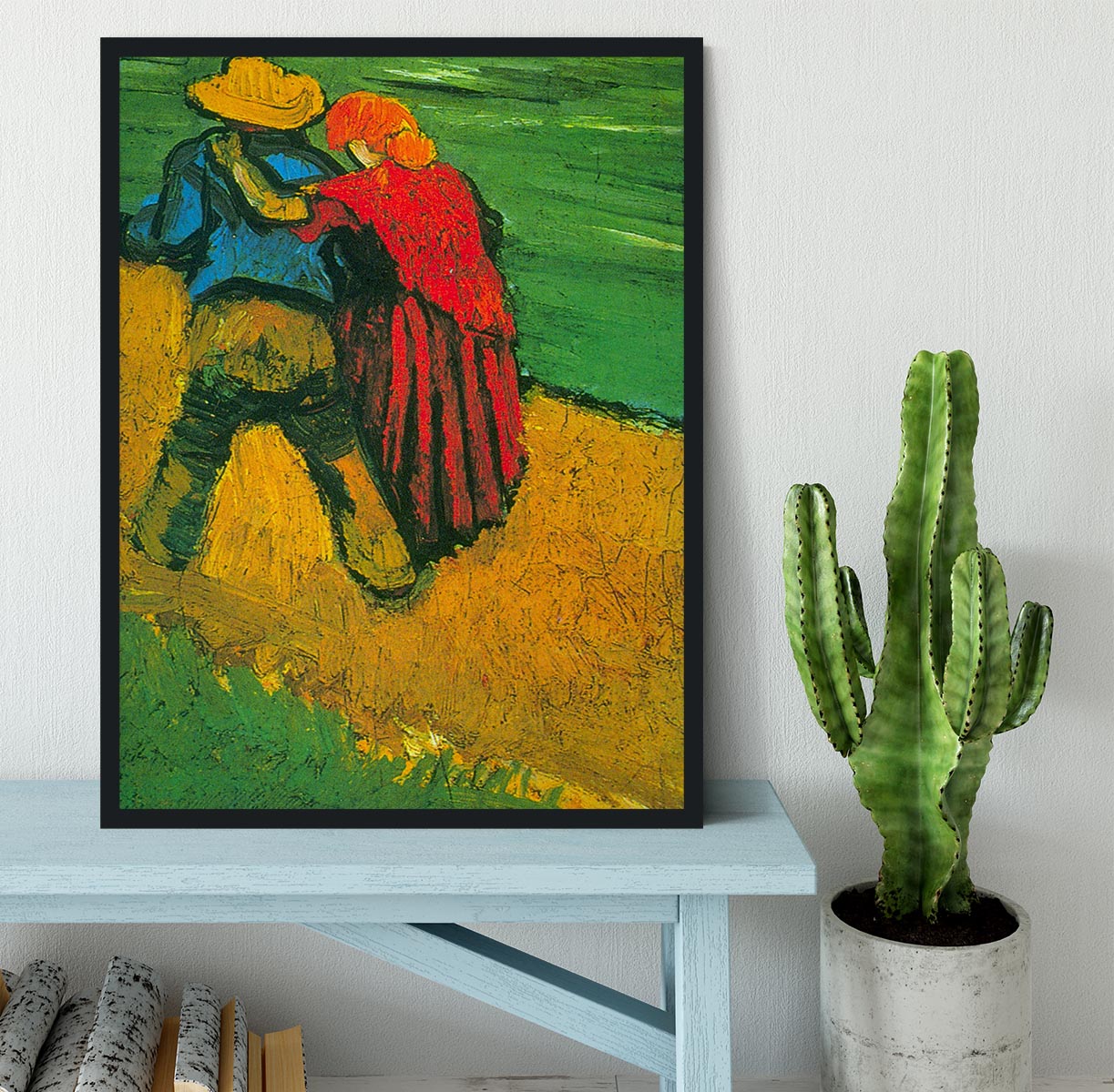 Two Lovers By Vincent Van Gogh Framed Print - Canvas Art Rocks - 2