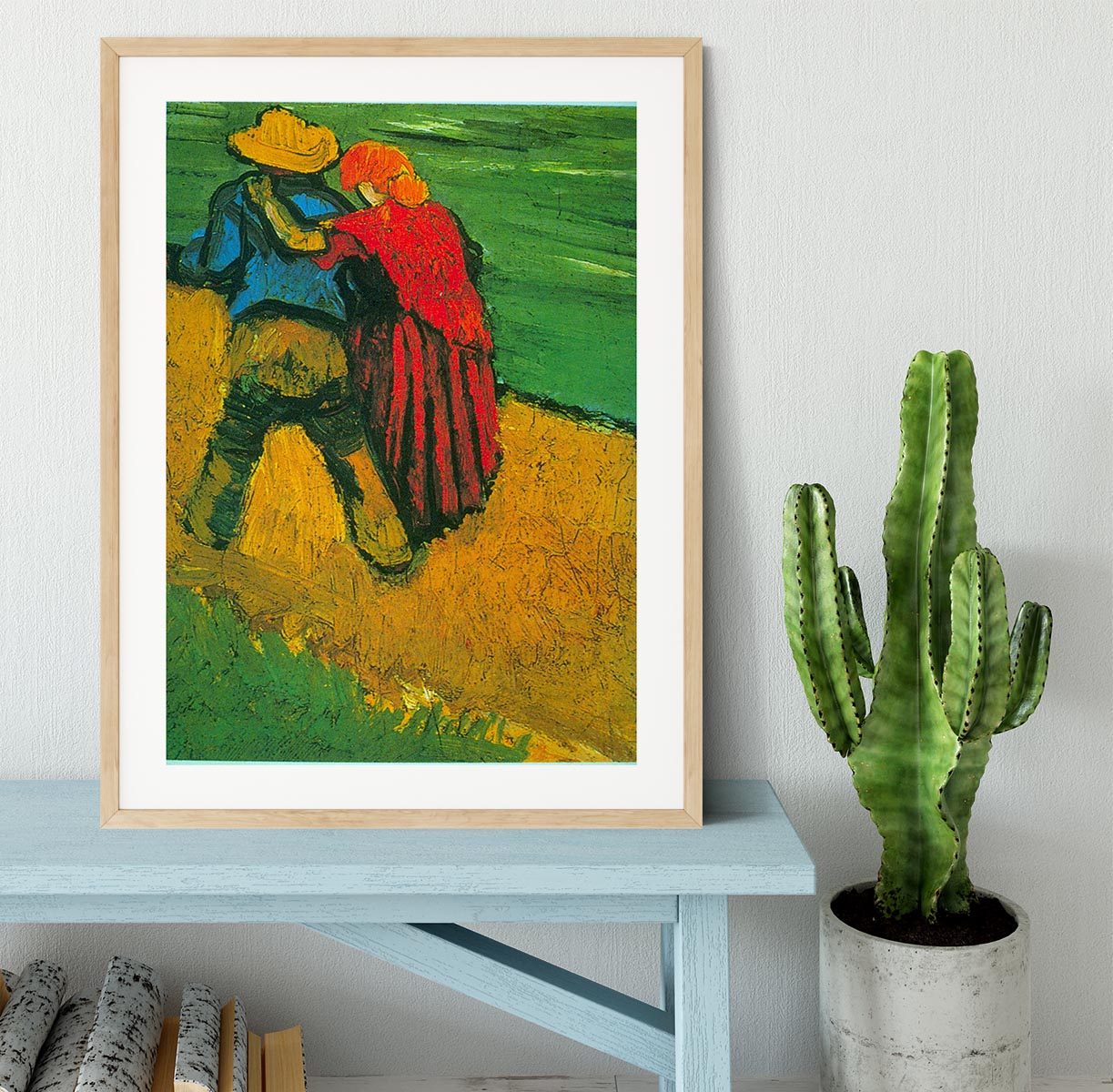 Two Lovers By Vincent Van Gogh Framed Print - Canvas Art Rocks - 3