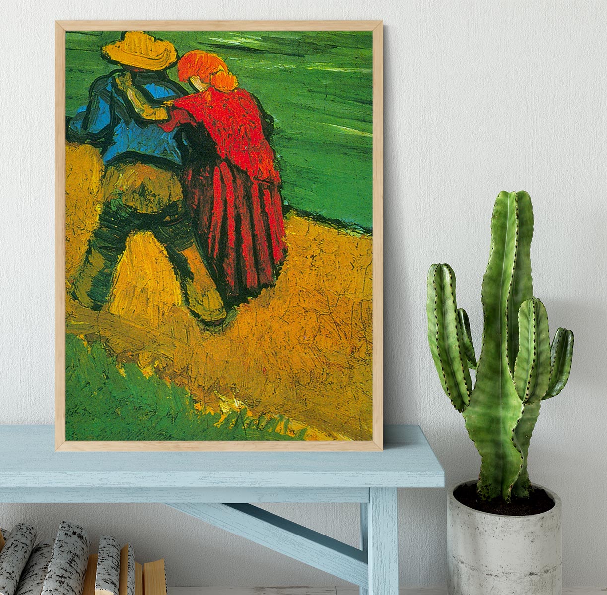 Two Lovers By Vincent Van Gogh Framed Print - Canvas Art Rocks - 4